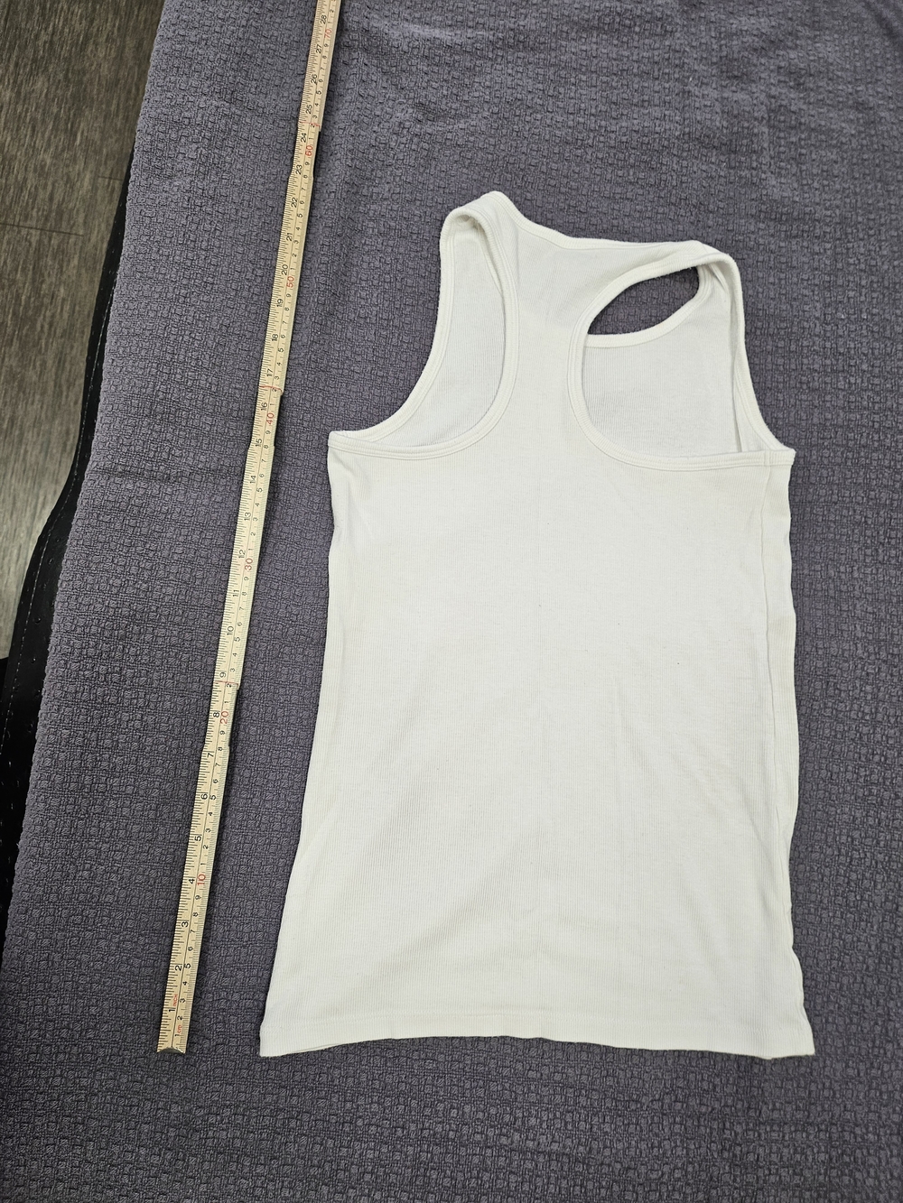 Commando Cream Racerback Ribbed Tank - Picture 4 of 4